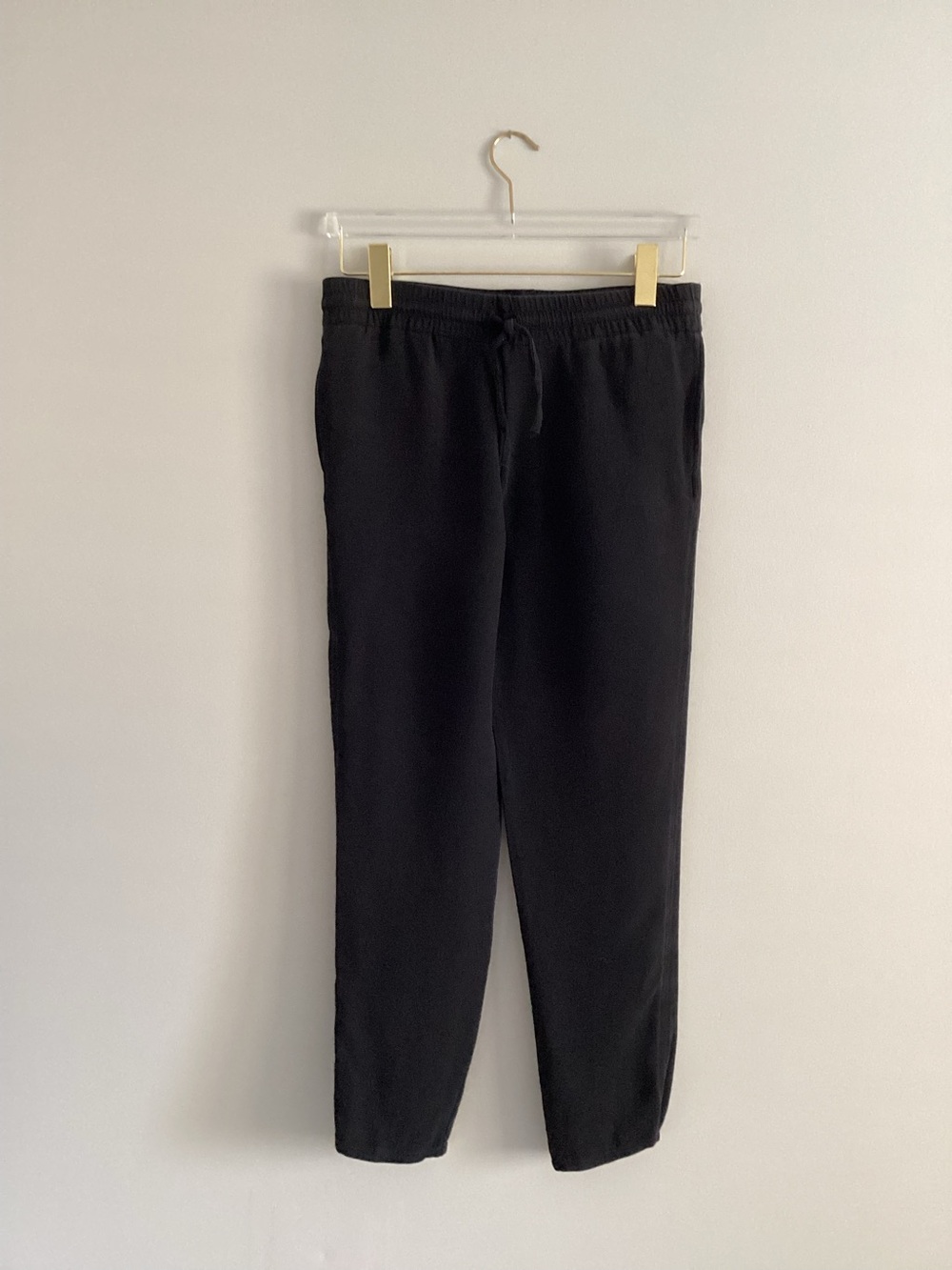Valentino Silk Drawstring Pants, Size S